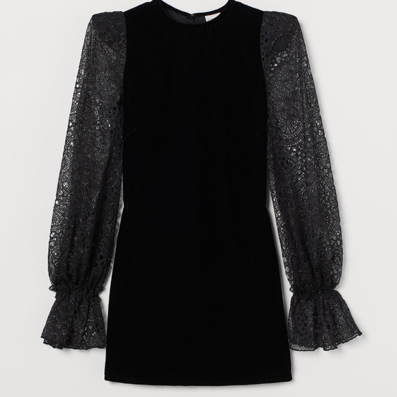 H&M Dresses & Skirts - Vampire’s Wife x H&M velvet mini dress
